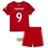 Oficiální Fotbalový Dres Liverpool Roberto Firmino 9 Domácí 2021-22 pro Děti